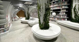Metroteka - biblioteka na stacji Metro Kondratowicza. Fot. Metroteka